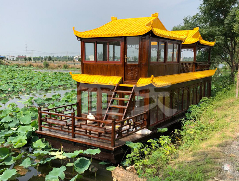 水上大型雙層餐飲船